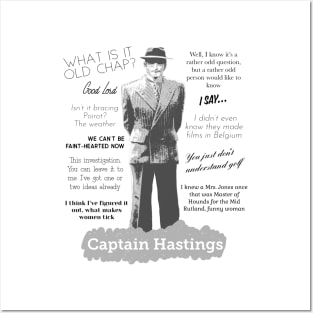 Captain Hastings Posters and Art